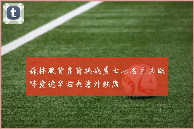 森林狼背靠背挑战勇士七名主力缺阵爱德华兹也意外缺席